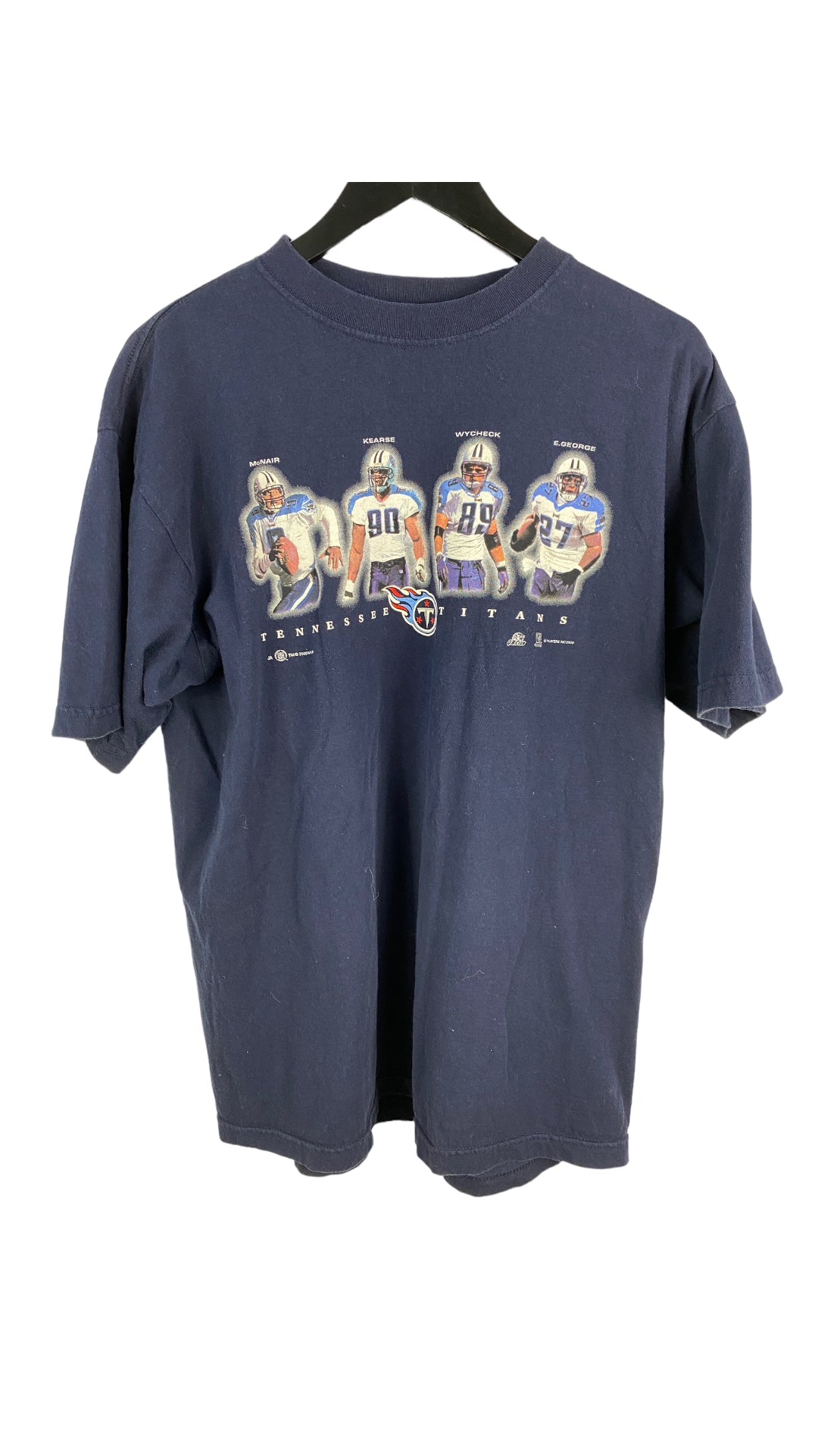 Load image into Gallery viewer, VTG Tennessee Titans Players Tee Sz L
