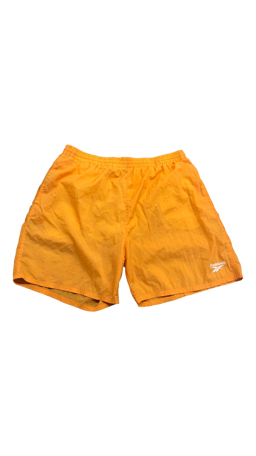 VTG Orange Reebok Nylon Shorts Sz XL