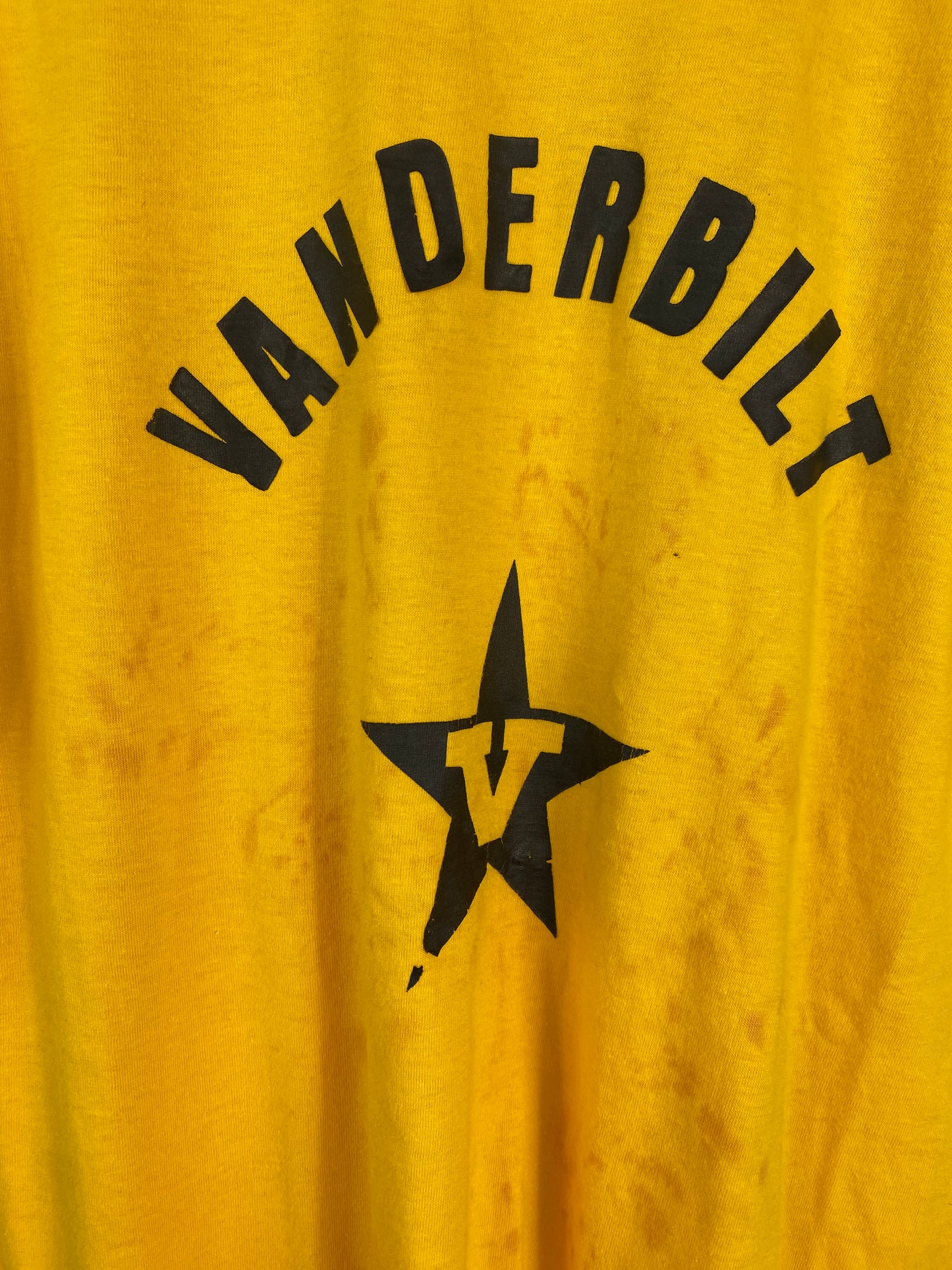 VTG Vanderbilt Ringer Tee Sz L
