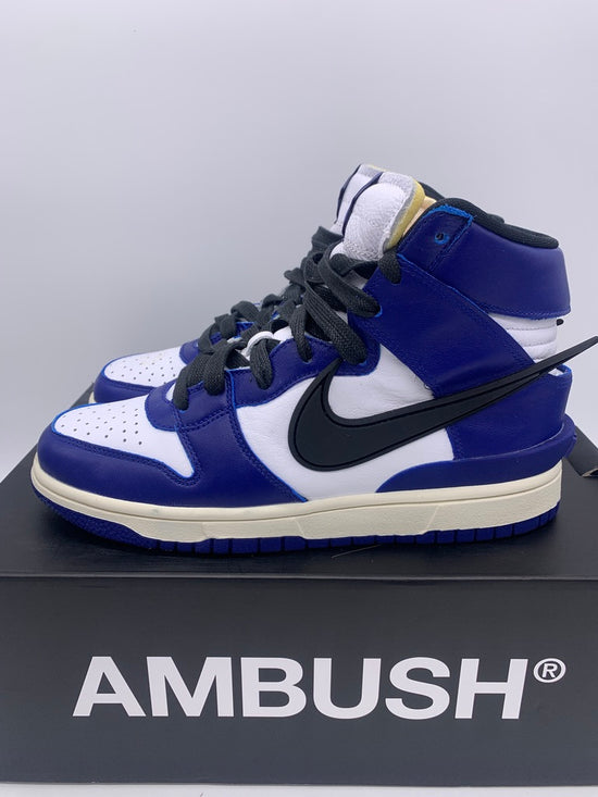 Load image into Gallery viewer, Preowned Nike Dunk High AMBUSH Deep Royal Sz 6
