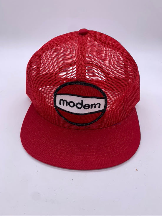 Load image into Gallery viewer, VTG Modern Red Trucker Snapback
