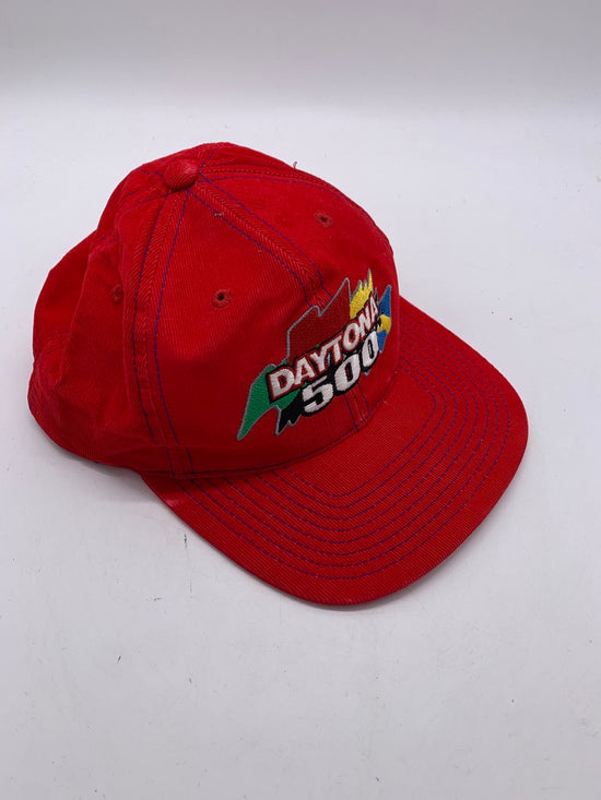Load image into Gallery viewer, VTG Daytona 500 Corduroy Velcroback Hat
