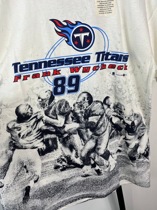 Load image into Gallery viewer, VTG Tennessee Titans Frank Wycheck Blocking Players Tee
