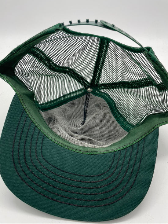 Load image into Gallery viewer, VTG Gnome Gnut Green Trucker Hat
