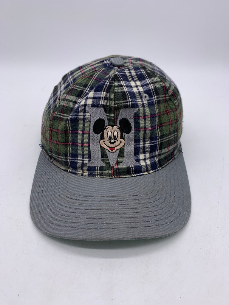 Load image into Gallery viewer, VTG Mickey Mouse Plaid Snapback
