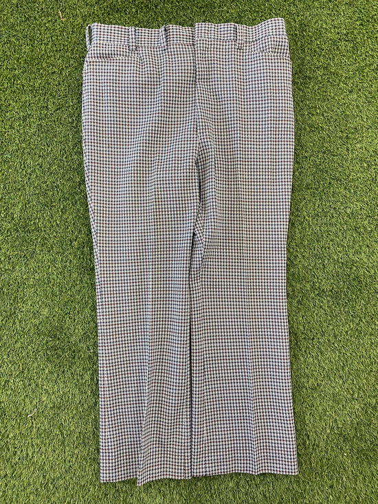 Load image into Gallery viewer, VTG Colorful Houndstooth Pants Sz 40/30
