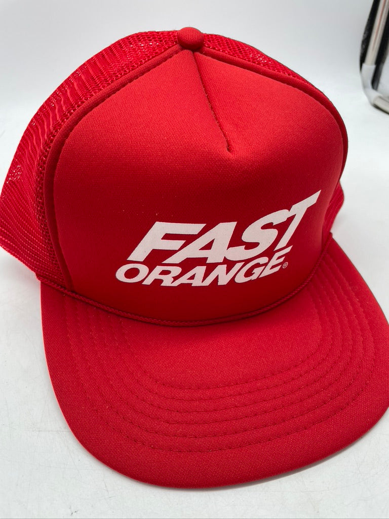 VTG Fast Orange Trucker Hat