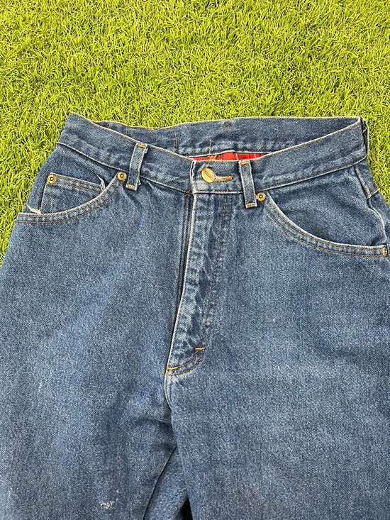 Load image into Gallery viewer, Vtg LL Bean Blanket Lined Jeans Sz Wmns 8
