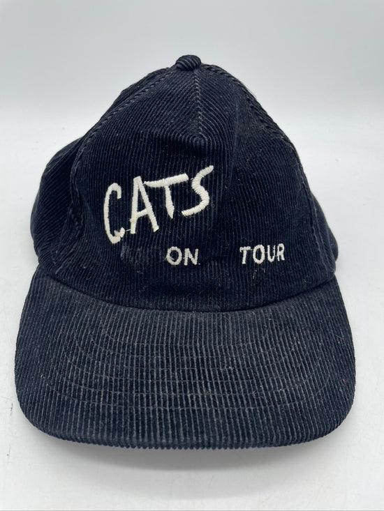 Load image into Gallery viewer, Vtg Cats on Tour Corduroy Snapback
