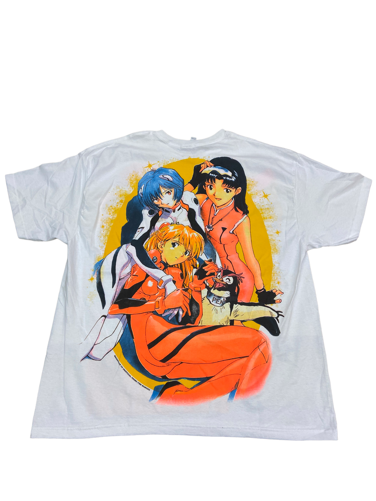 Load image into Gallery viewer, Backstock Co Neon Genesis Evangelion White Tee
