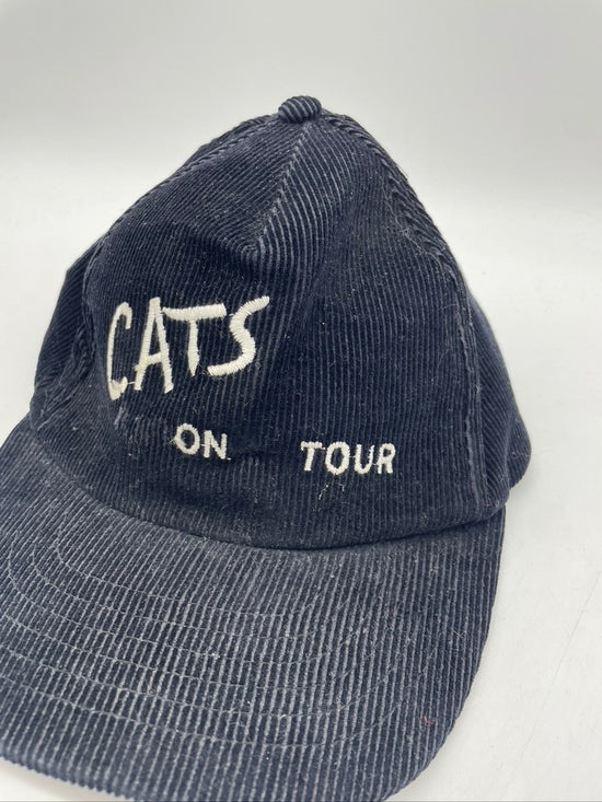 Vtg Cats on Tour Corduroy Snapback
