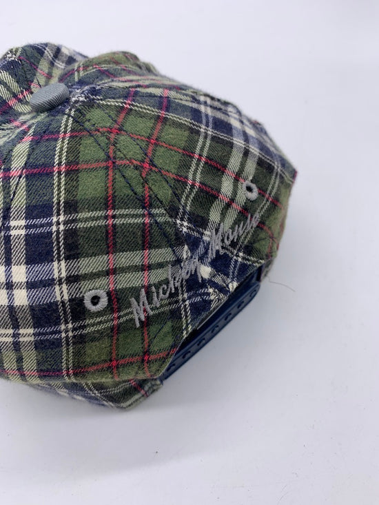 Load image into Gallery viewer, VTG Mickey Mouse Plaid Snapback

