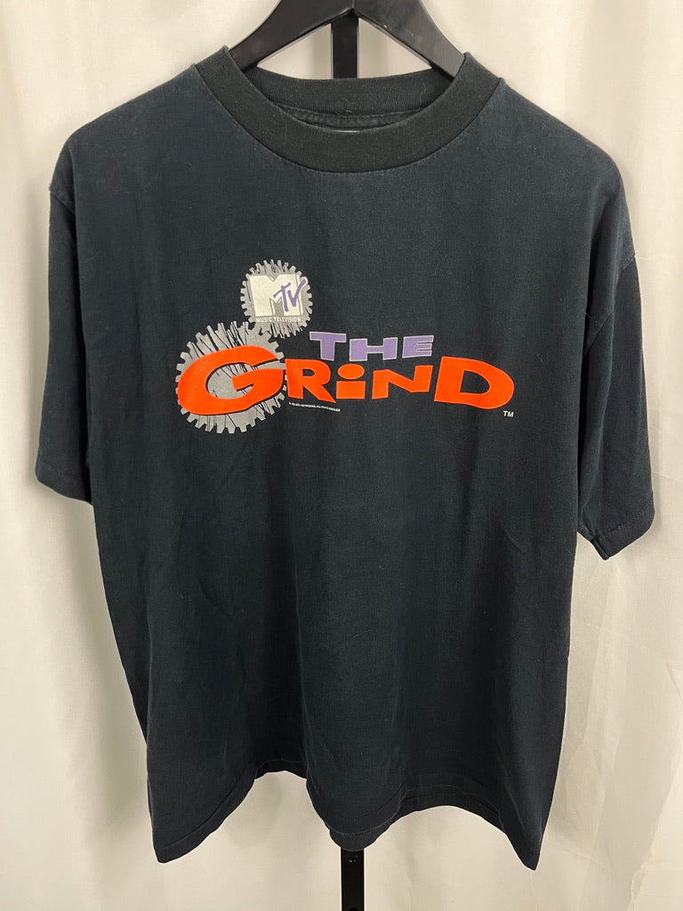 Load image into Gallery viewer, VTG MTV The Grind Tee Sz L/ XL
