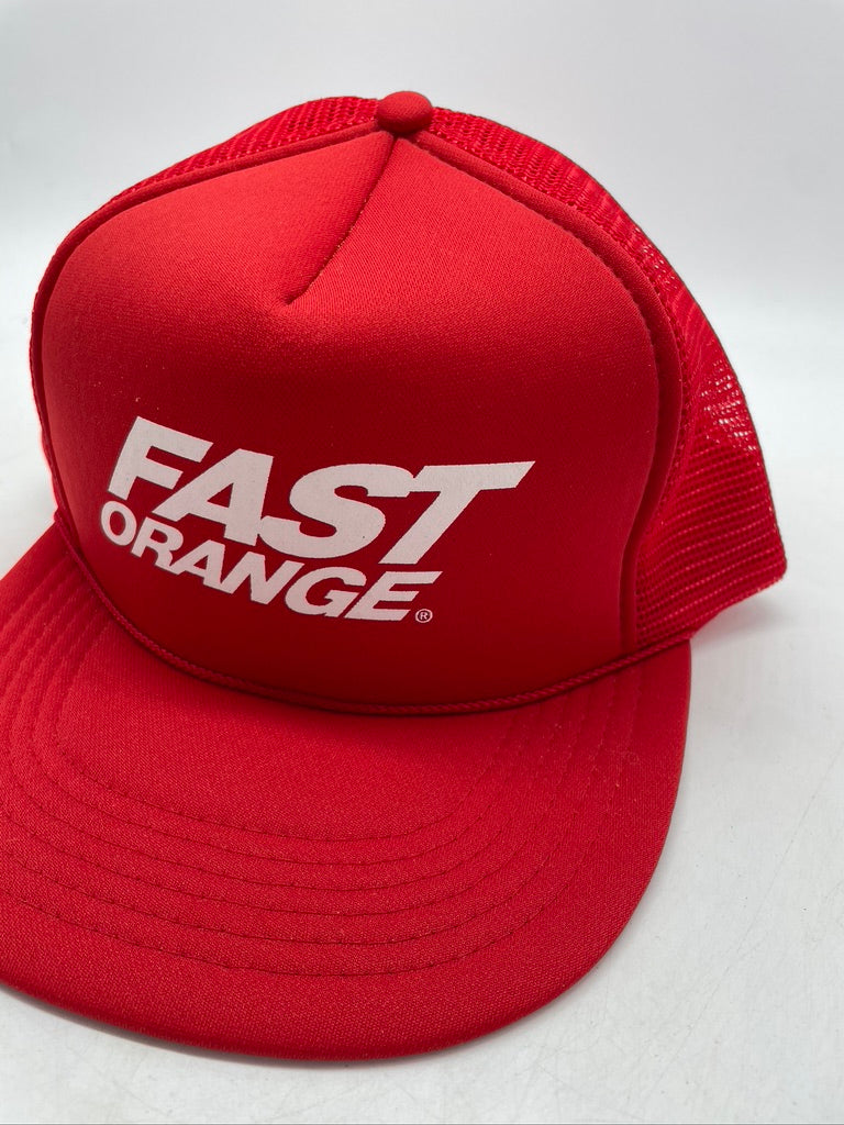 VTG Fast Orange Trucker Hat
