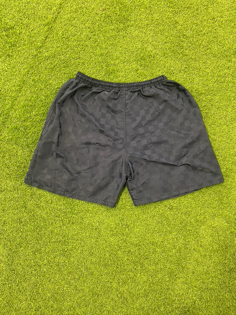 Load image into Gallery viewer, VTG Nylon Checkered Shorts Sz Large

