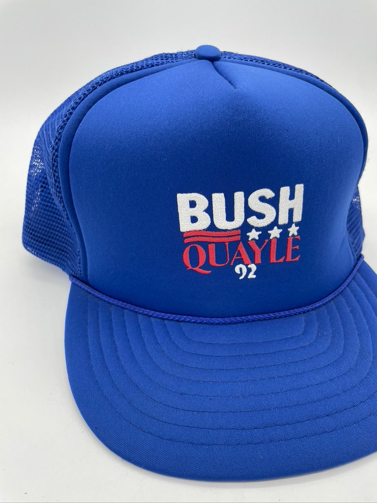 VTG Bush Quayle 92 Election Trucker Hat