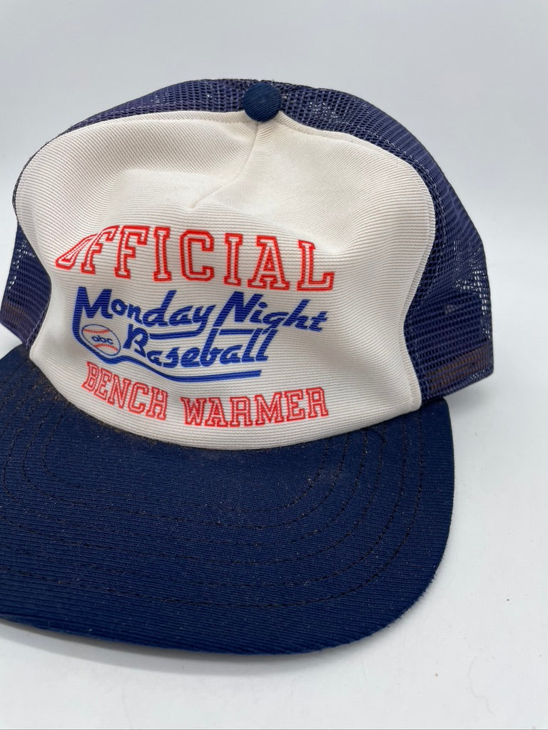 Vtg Monday Night Baseball ABC Trucker Hat