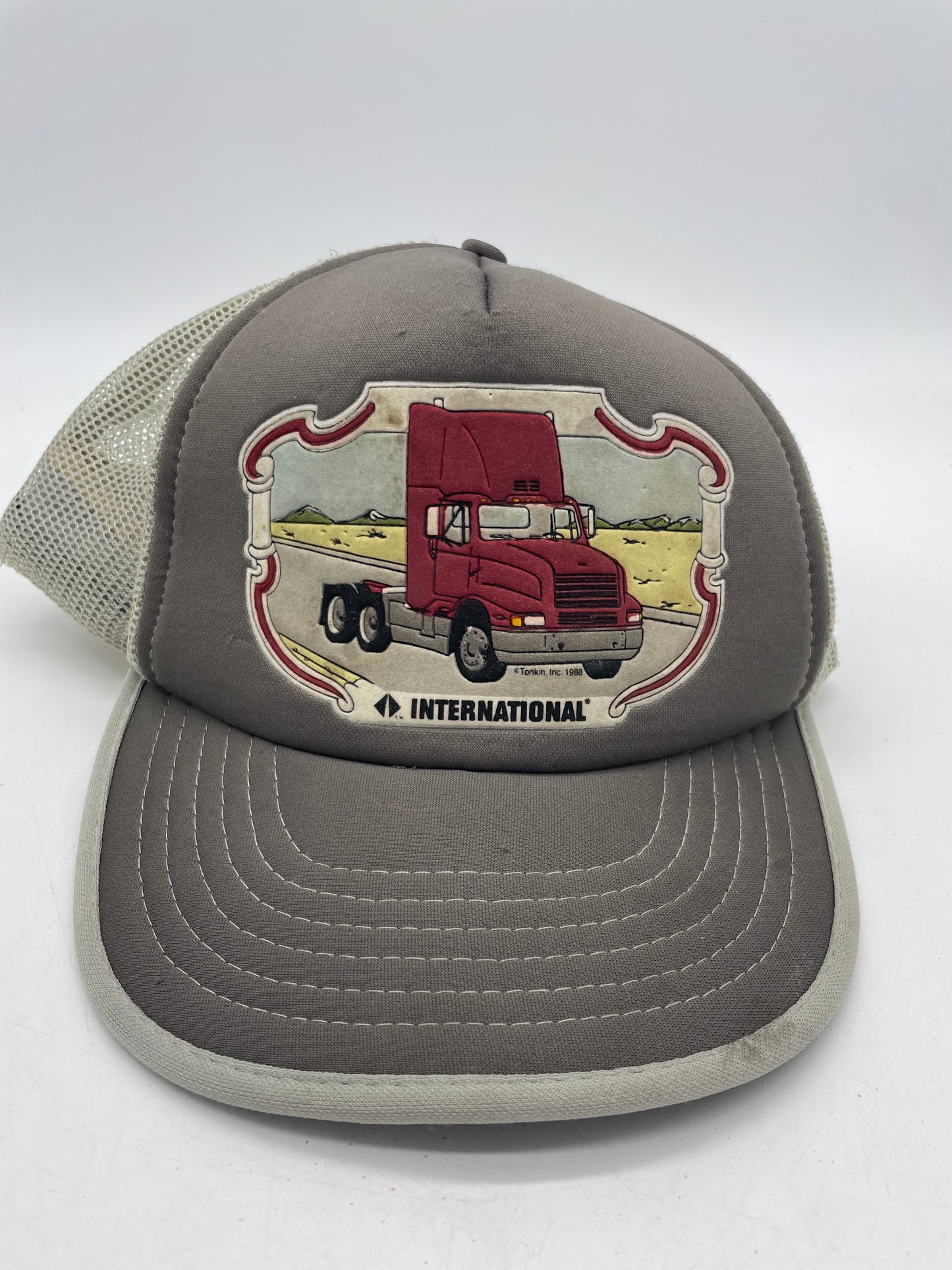 Load image into Gallery viewer, VTG Tonkin Inc International Trucker Hat
