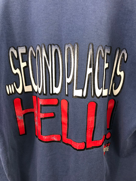 VTG Second Place is Hell Tshirt SZ L