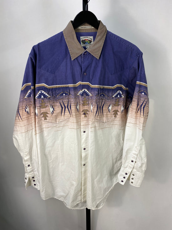 Load image into Gallery viewer, VTG Cumberland Outfitters L/S Shirt Sz L
