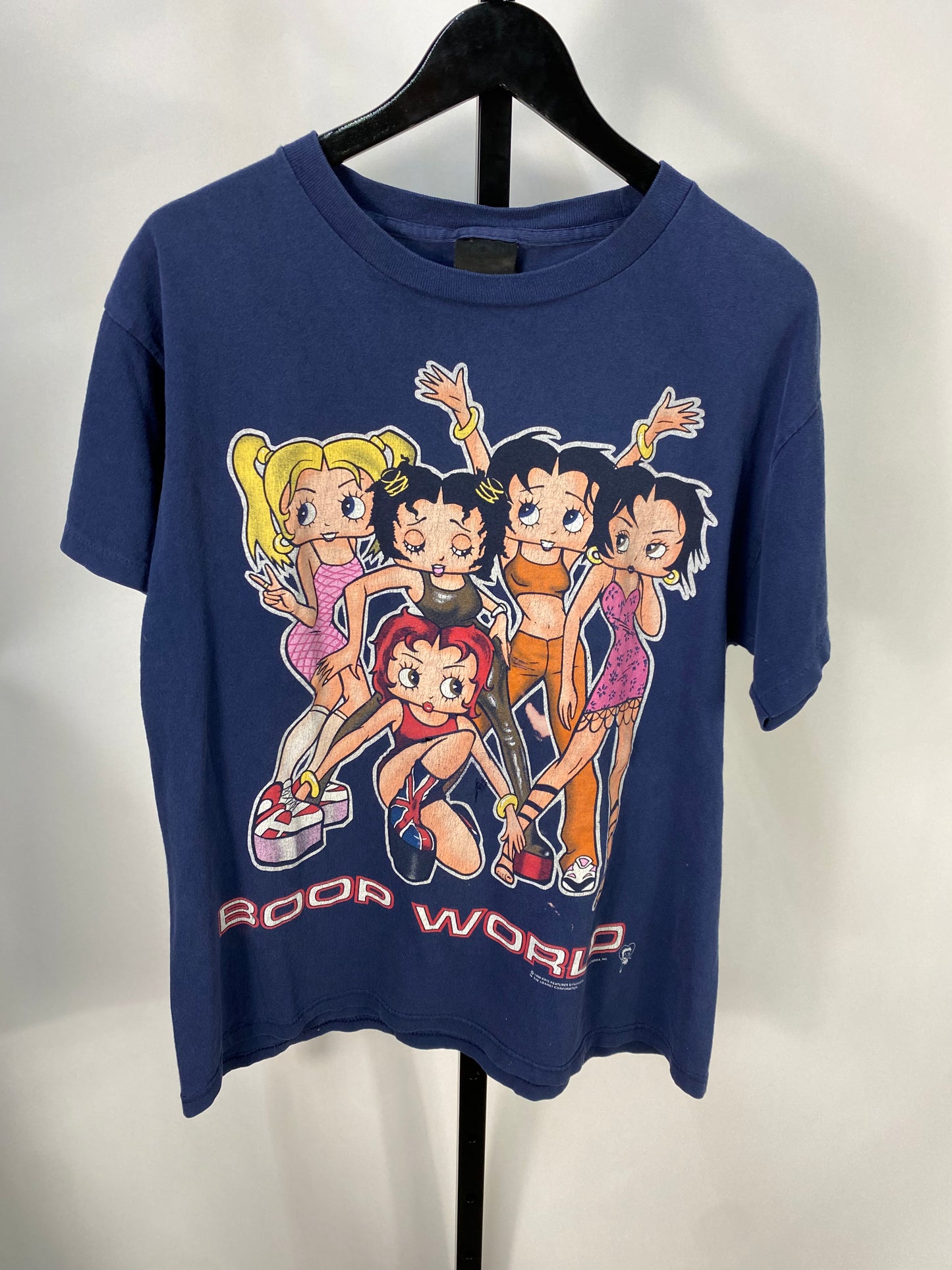 Load image into Gallery viewer, VTG Betty Boop Spice Worlds Graphic Tee Sz Med

