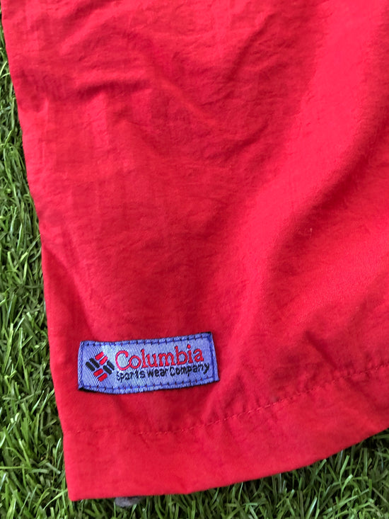Columbia Red Trunk Shorts Sz Large