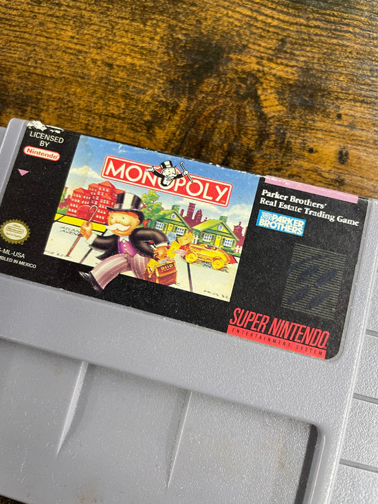 Monopoly SNES Game
