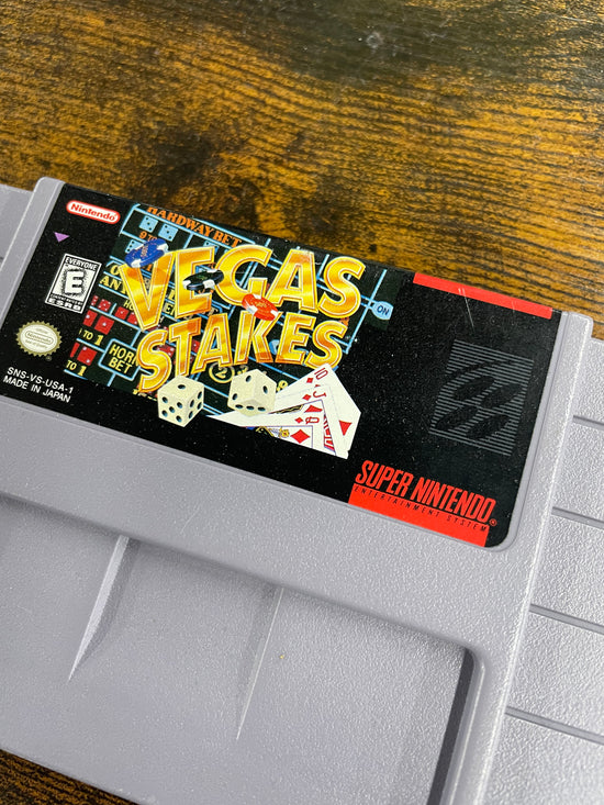 Load image into Gallery viewer, Vegas Stakes SNES Game

