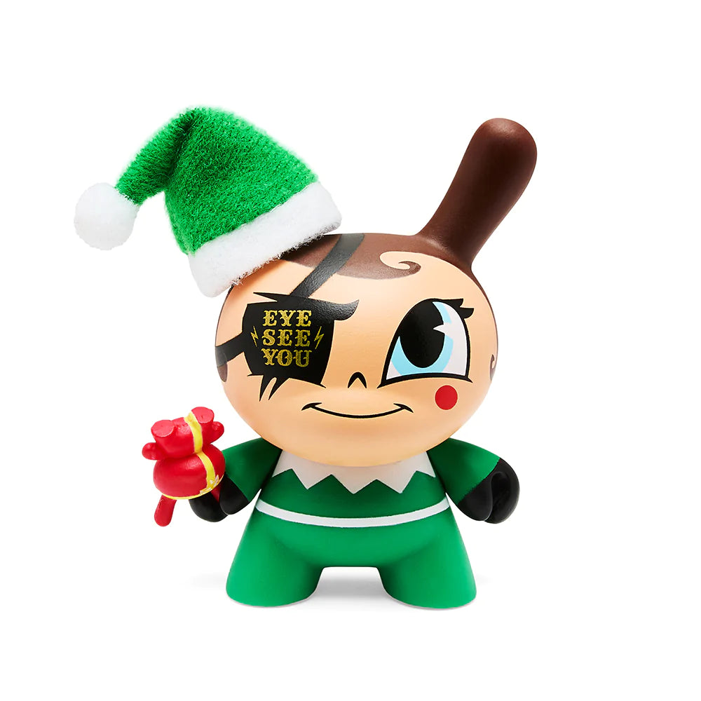 Load image into Gallery viewer, 2022 Holiday Dunny: Go Elf Yourself 3&amp;quot; Holiday Dunny - Nice Edition
