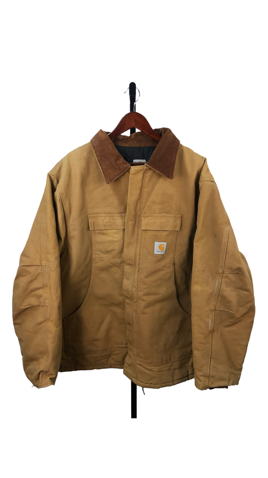 Preowned Carhartt Quilted Coat Sz XXXL