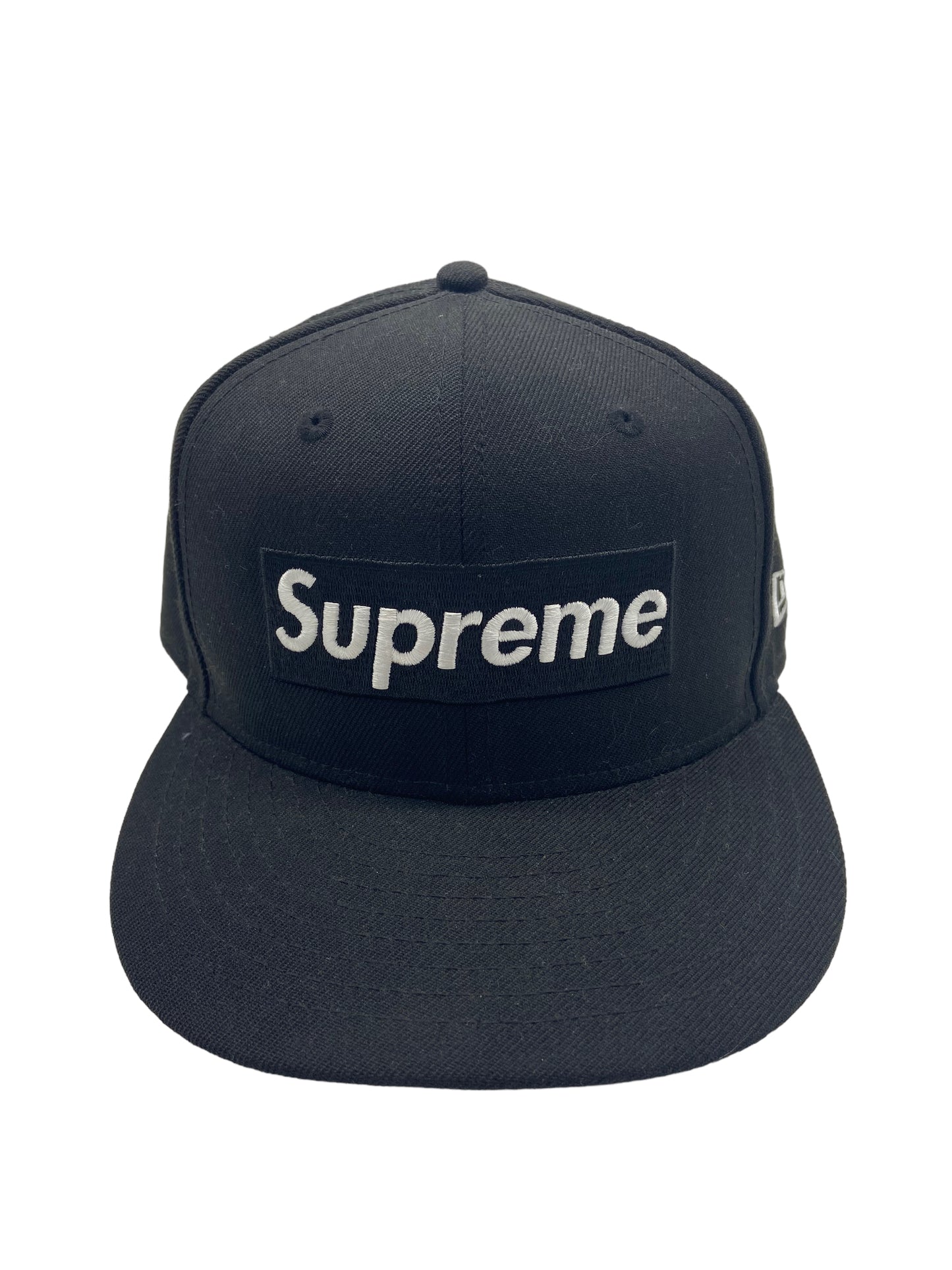 Supreme Mens Cap Mesh Fitted Hat 7-3/8 New Era Red Box Logo