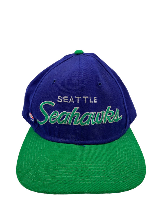 VTG Seattle Seahawks Sports Specialties Fitted Hat Sz 7 3/8