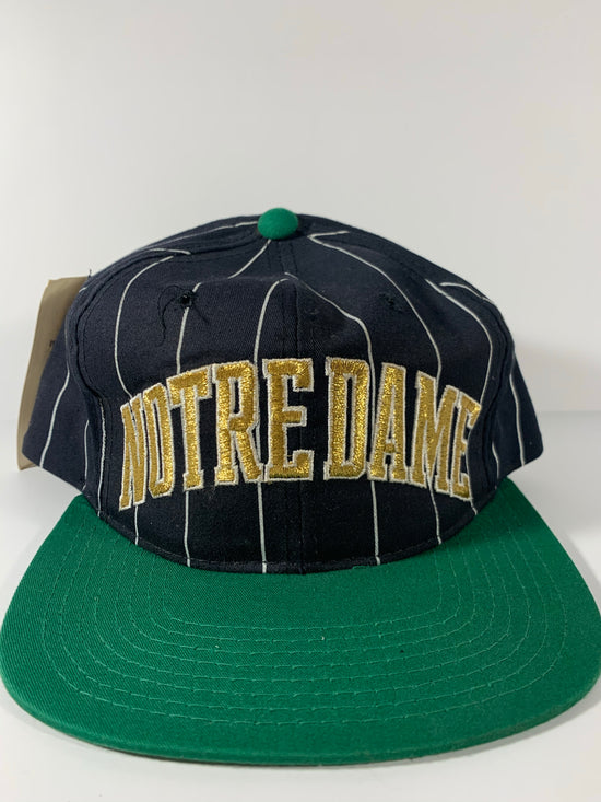 Vintage Notre Dame Starter Pinstripe Snapback