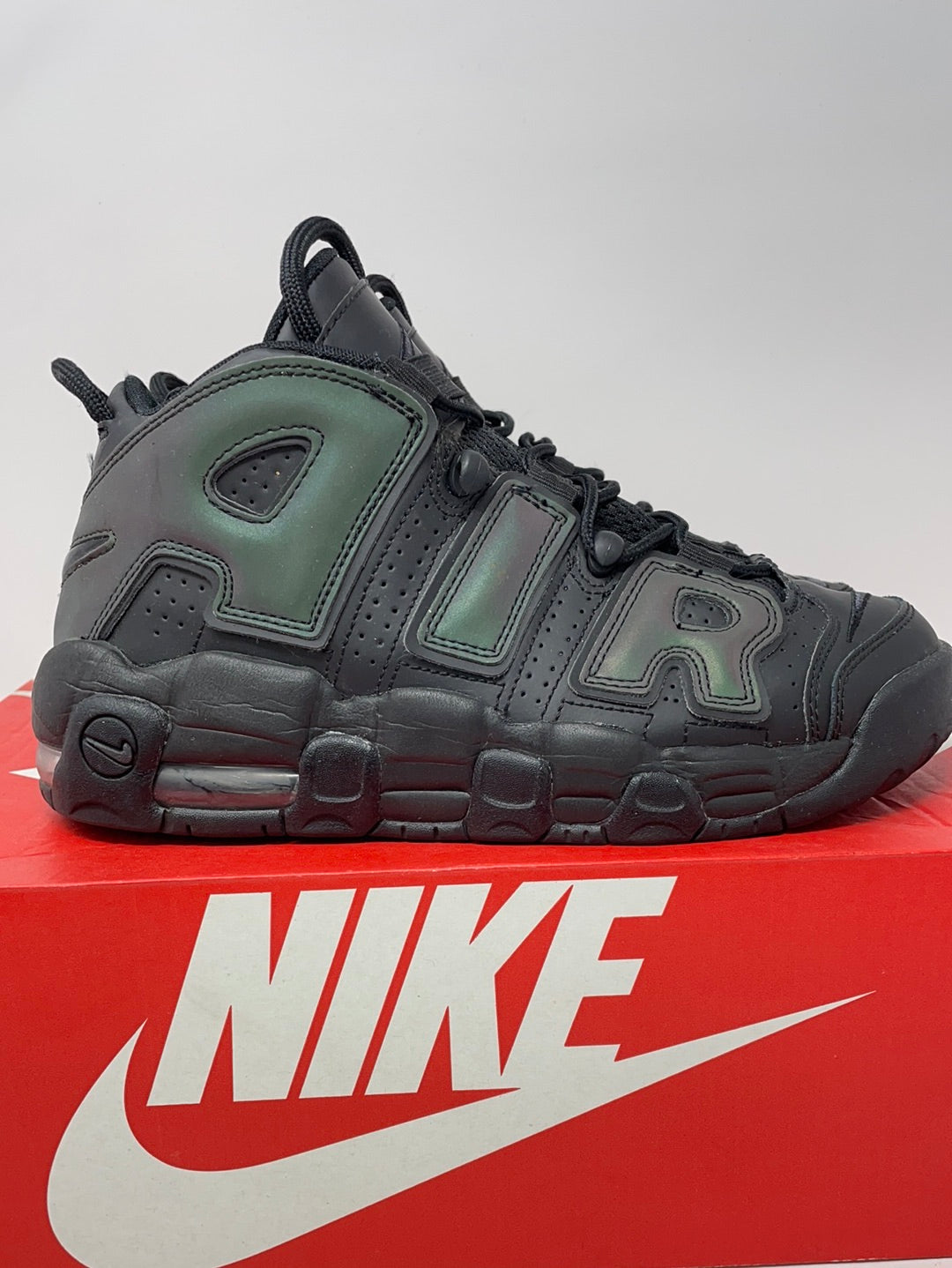 Used Air More Uptempo GS “Reflective” Sz 6.5y