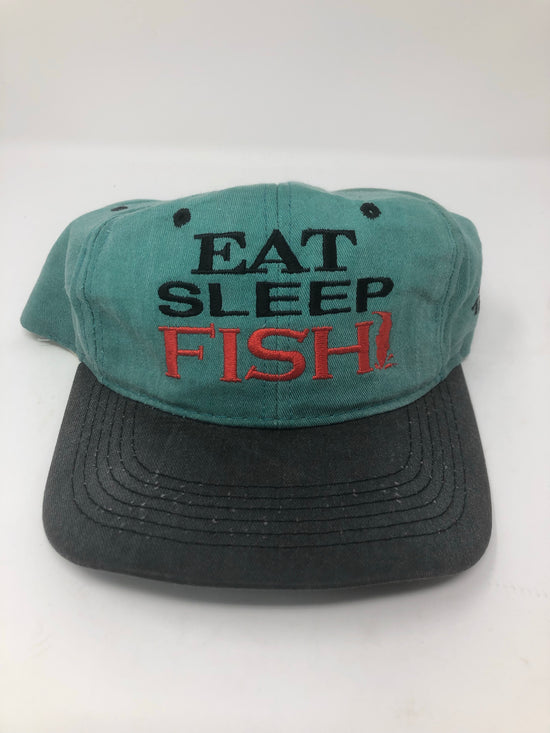 VTG Eat Sleep Fish Faded Snapback