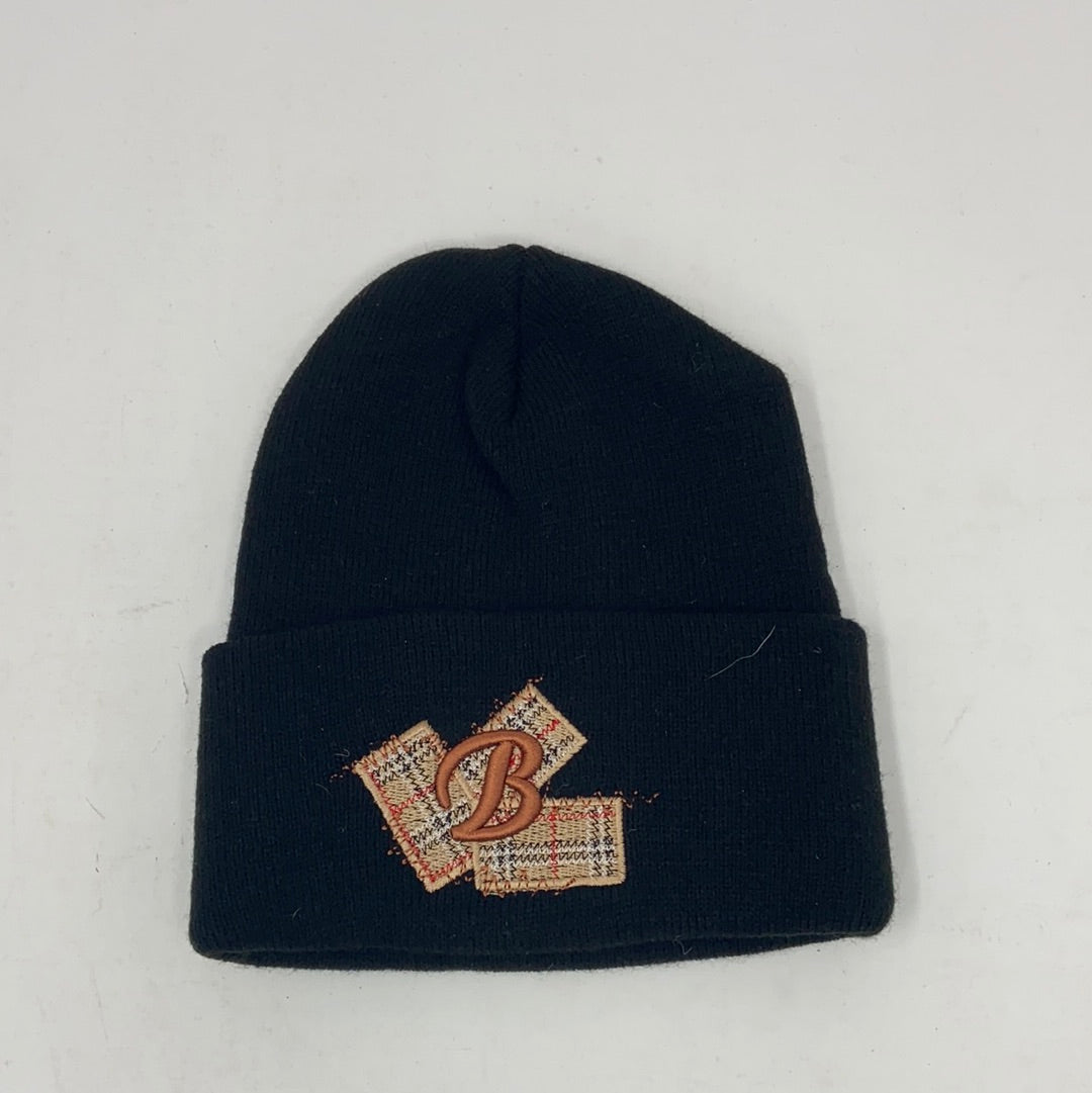 Load image into Gallery viewer, VTG Black Boot Burberry Beanie
