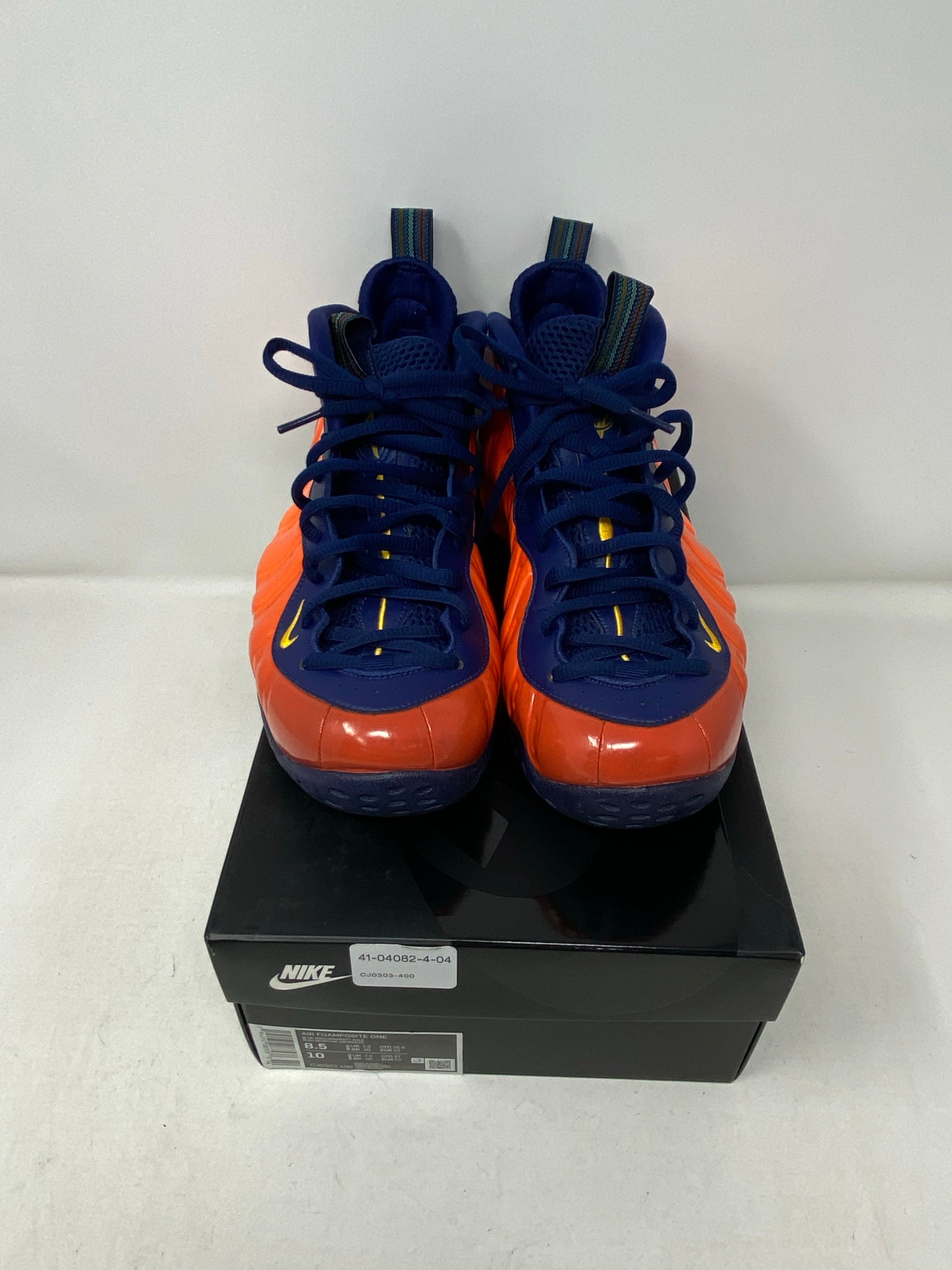 Preowned Air Foamposite One 'Rugged Orange' Sz 8.5