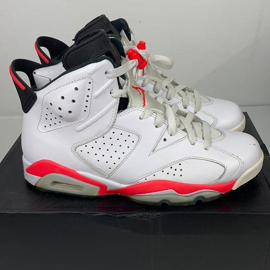Load image into Gallery viewer, Used Air Jordan 6 Retro &amp;#39;White Infrared&amp;#39; 2014 Sz 8.5
