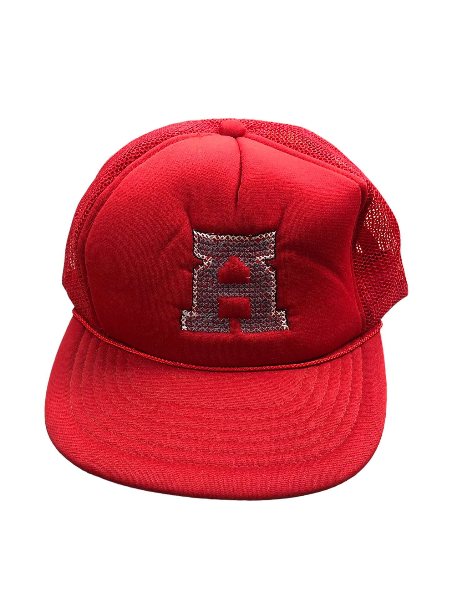 VTG Red Chain Stitch Alabama Trucker Hat