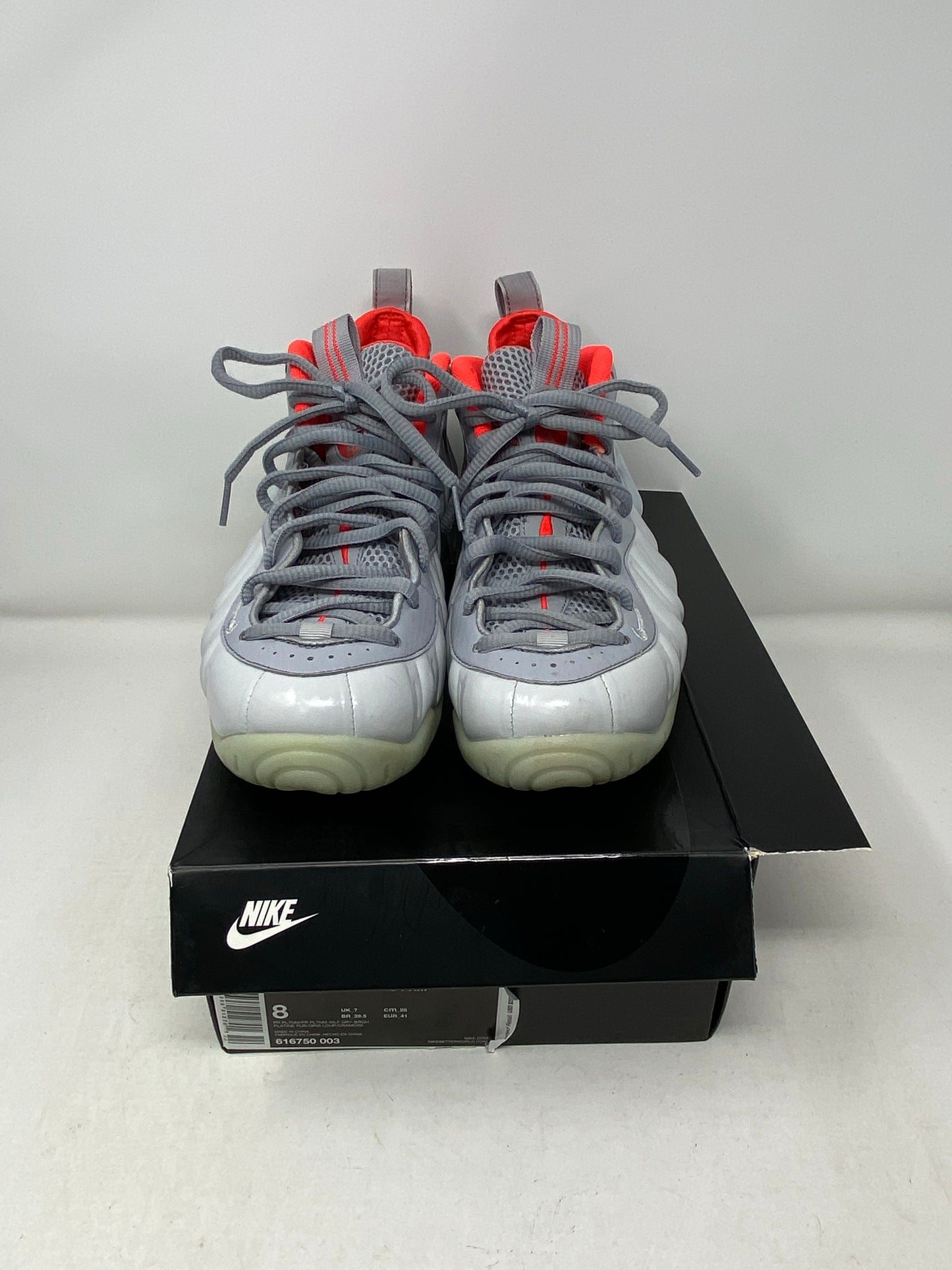 Load image into Gallery viewer, Nike Air Foamposite &amp;quot;Pure Platinum&amp;quot; Sz 8

