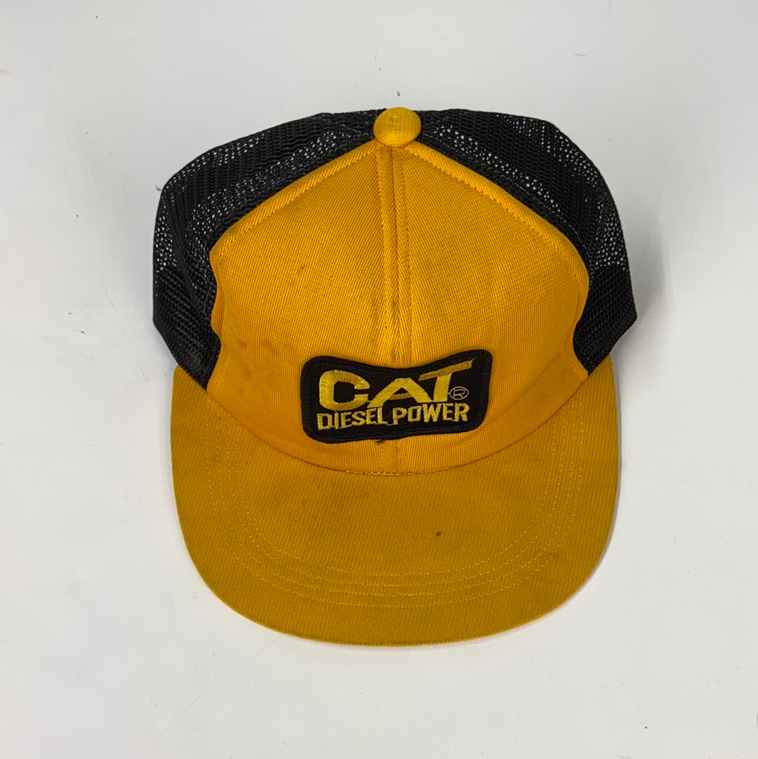 VTG Caterpillar Trucker Patch Hat