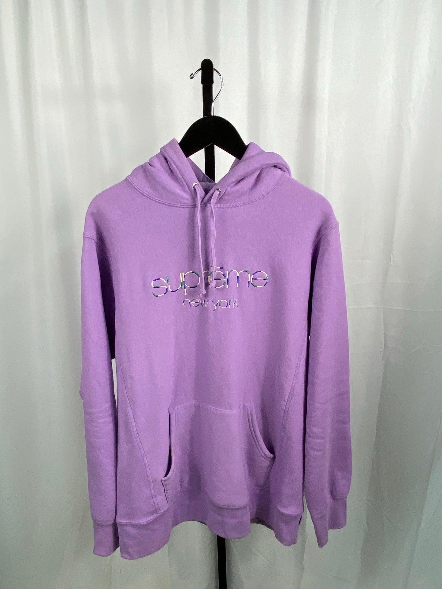 Supreme “Pastel Purple” Reverse Weave Hoodie L