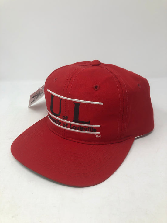 Load image into Gallery viewer, VTG University Of Louisville Big U OF L Logo Snapback hat
