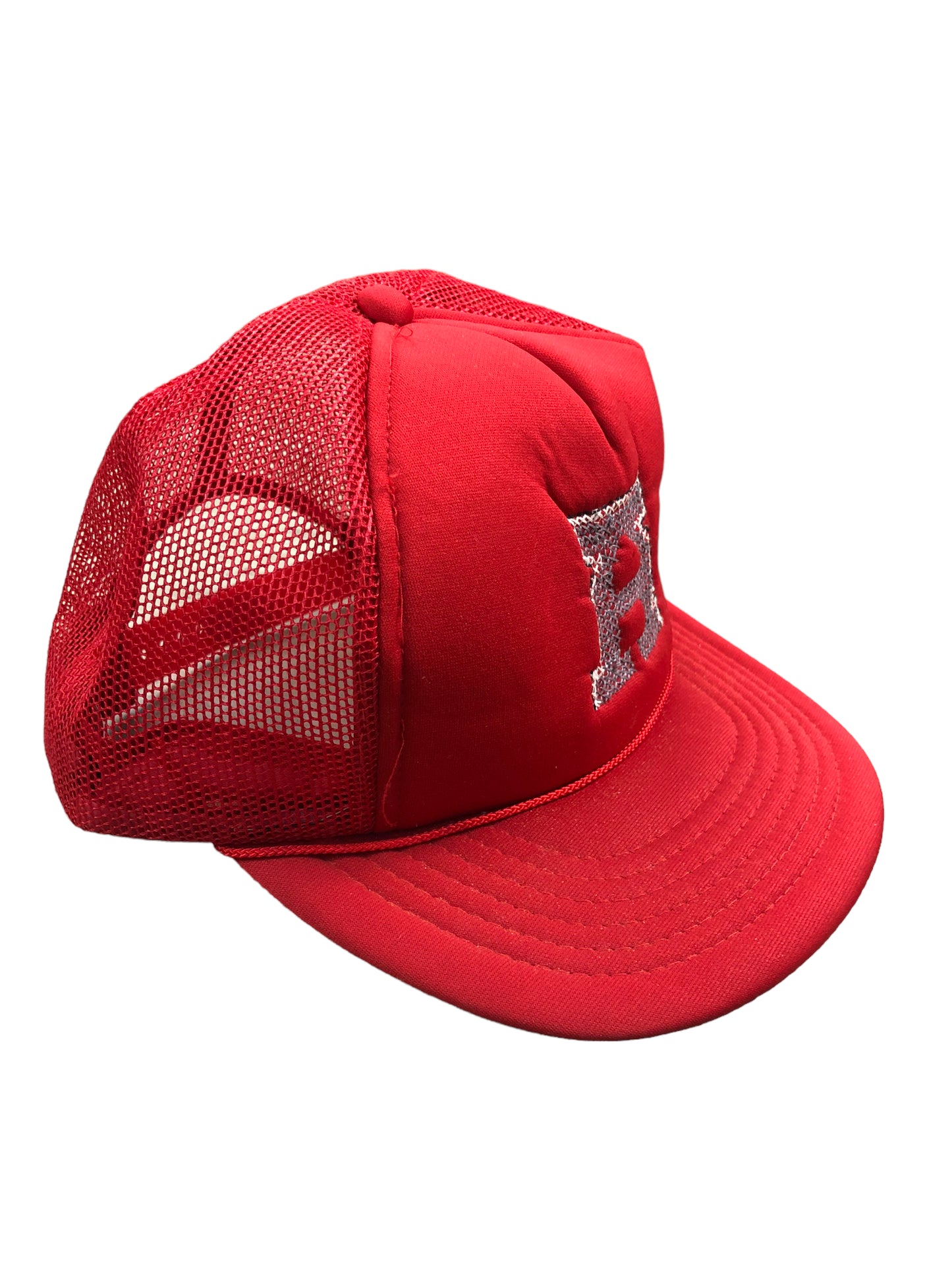 VTG Red Chain Stitch Alabama Trucker Hat
