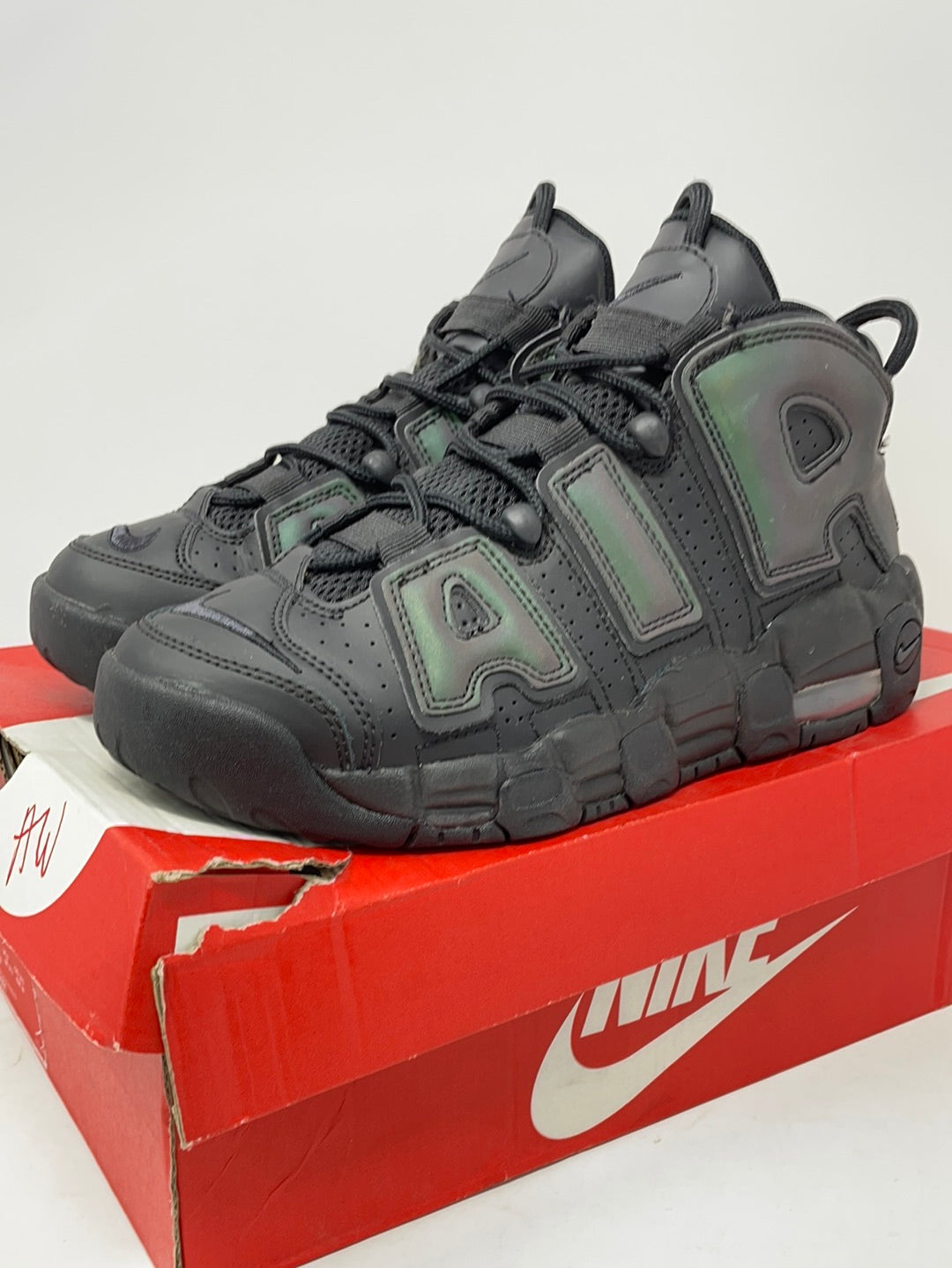Used Air More Uptempo GS “Reflective” Sz 6.5y