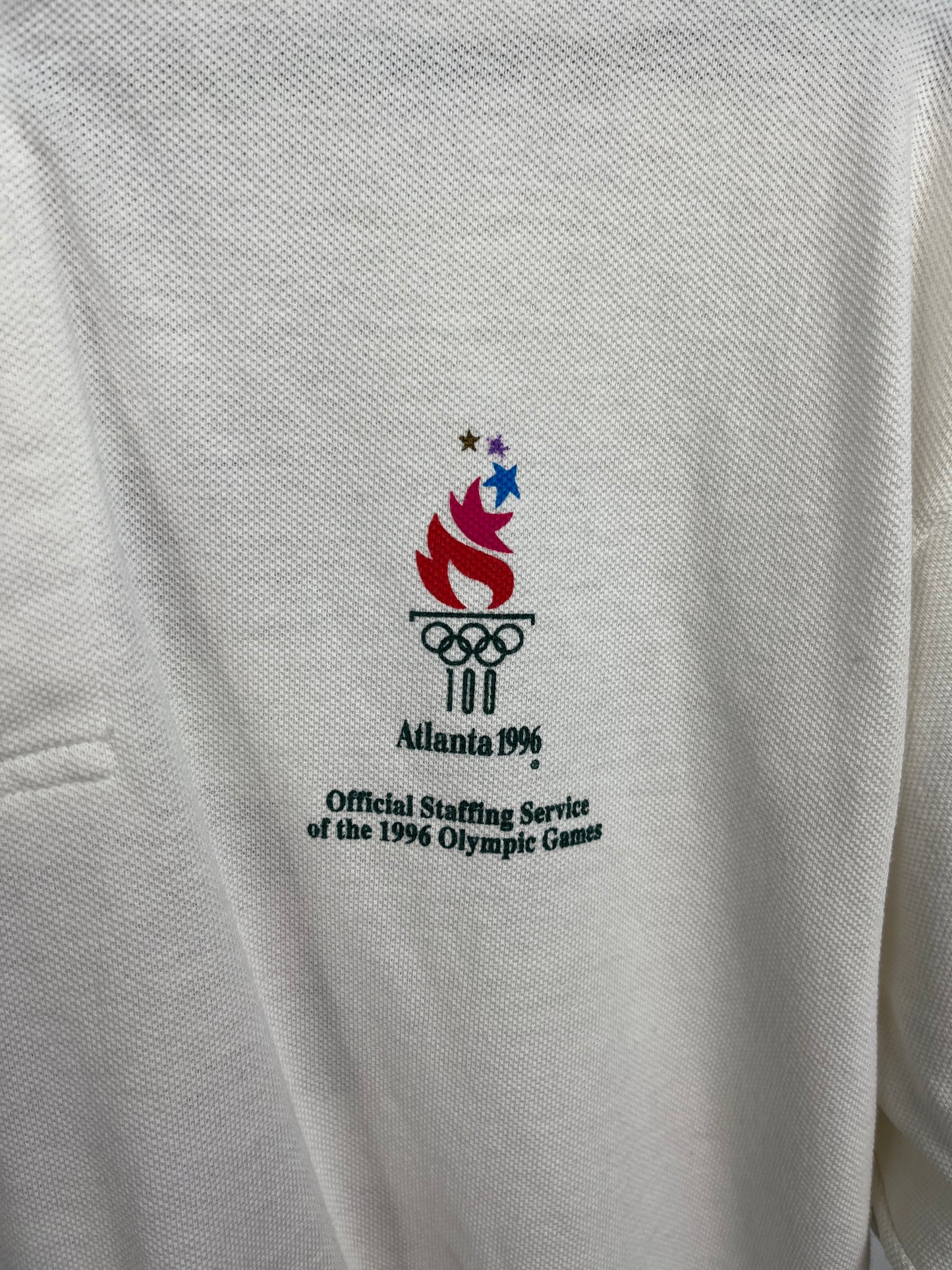 VTG 1996 Olympic Staffing Service Polo Sz XL