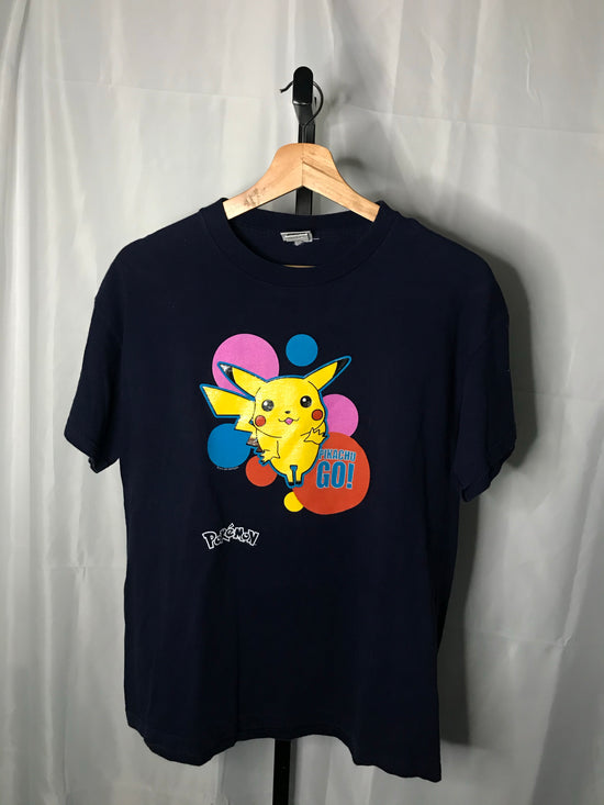 VTG Pokemon "Go Pikachu" Tee Sz (Y) XL