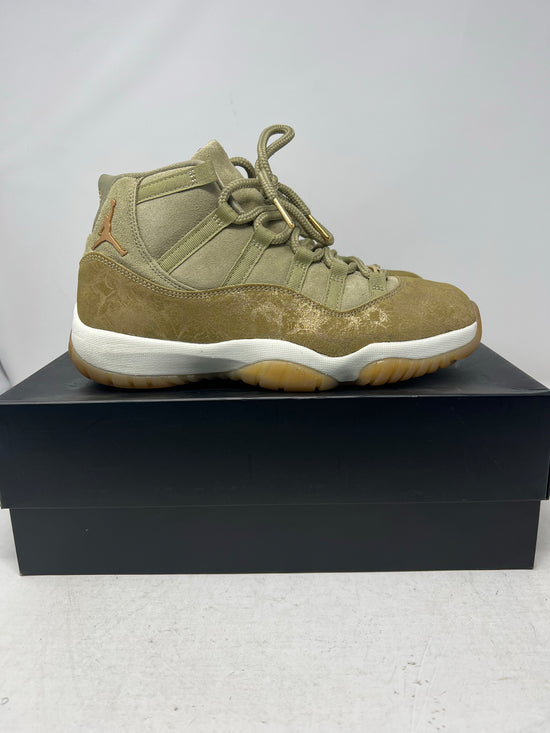 Load image into Gallery viewer, Used Air Jordan 11 Wmns &amp;quot;Neutral Olive&amp;quot; Sz 11w
