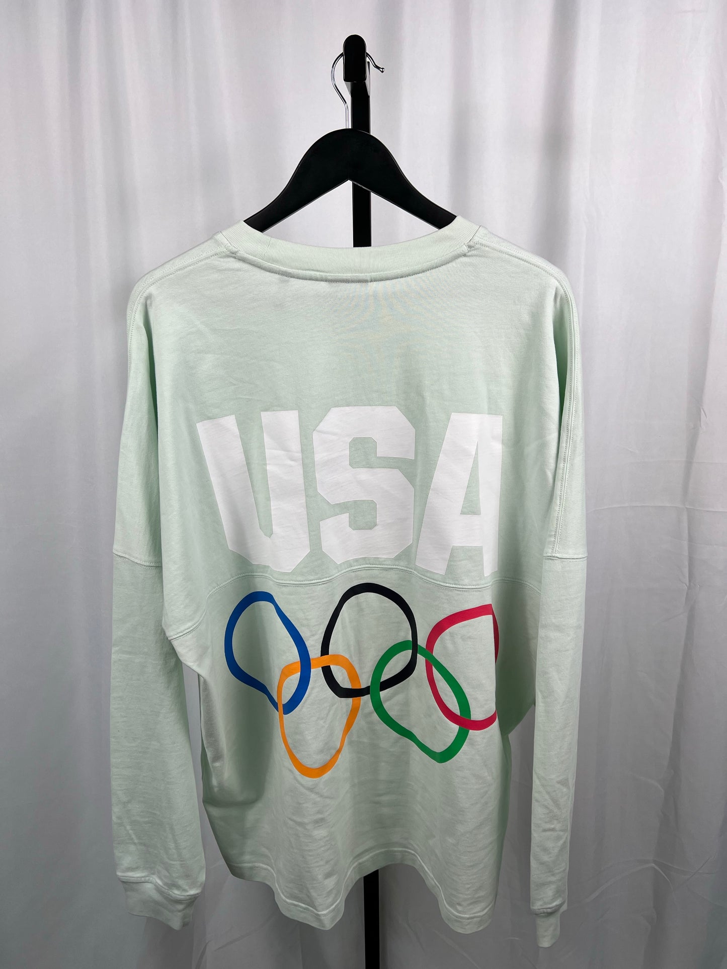 Load image into Gallery viewer, Kith Light Blue Box Logo Olympic L/S Tee
