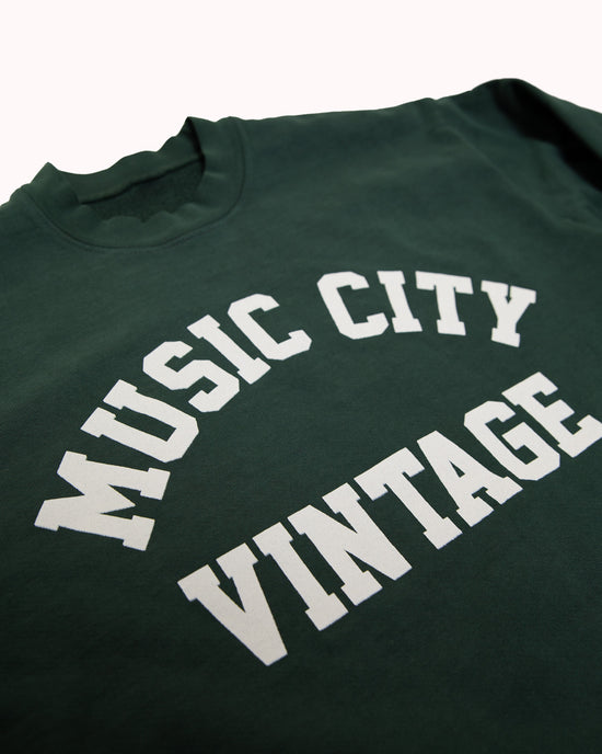 Music City Vintage Collegiate Classic Crewneck 'Ivy'